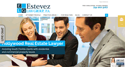 Desktop Screenshot of estevezlawgroup.com